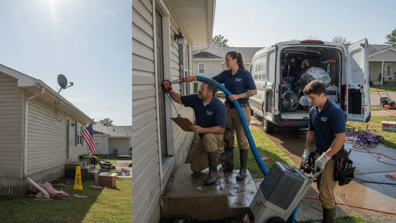 Ceiling Water Damage Restoration in Hartsburg, MO near me
